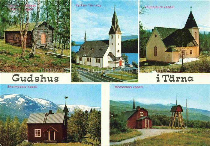 74003576 Taerna Lappland Sweden Kyrkan Taernaby Voijtjajaure kapell Skalmodals k