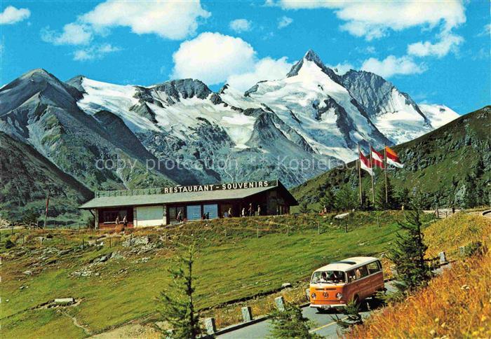 74003581 Grossglockner 3798m Kaernten AT Hochalpenstrass Suedrampe Rasthaus Kase