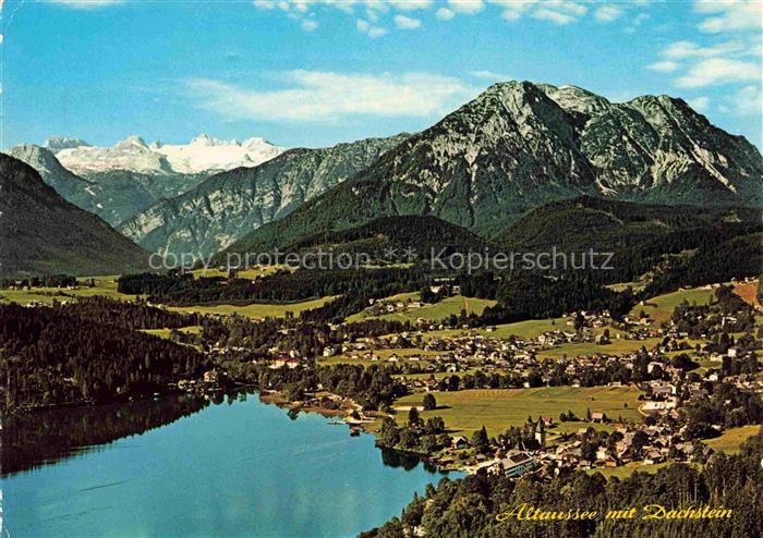 74003604 Altaussee Alt-Aussee Steiermark AT Fliegeraufnahme mit Dachstein