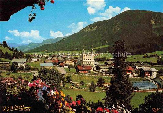 74003607 Brixen Thale Tirol AT Panorama mit Hahnenkamm