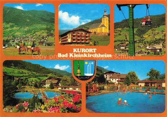 74003617 Bad Kleinkirchheim Kaernten AT Reiter Hotel Kirche Sessellift Freibad