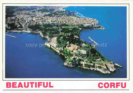 74003861 Corfu Korfu Greece Fliegeraufnahme