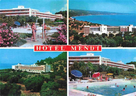 74003862 Halkidiki Halkidiki Grèce Hôtel Mendi Piscine Panorama côtier