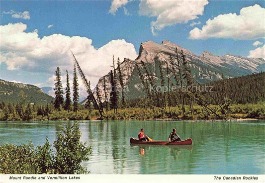 74003865 Mont Rundle 2940m Alberta Canada et Vermillion Lakes Rocheuses canadiennes