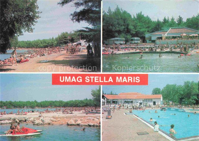 74003906 Umag Umago Istria Hotel Stella Maris outdoor pool beach