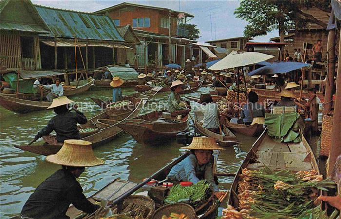 74003918 Rajburi Thailand Damnernsaduak Floating Market