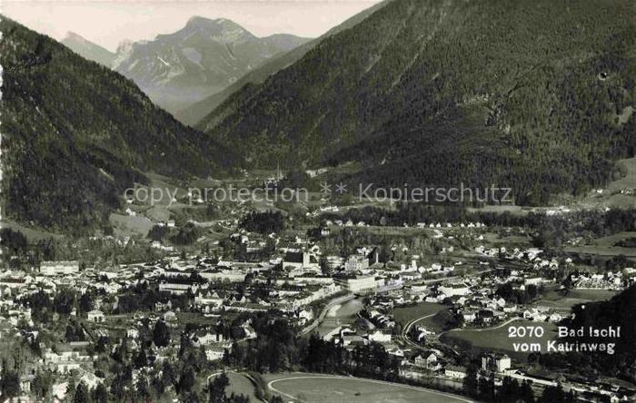 74003922 Bad Ischl Salzkammergut AT Panorama Blick vom Katrinweg