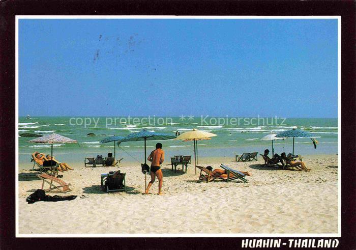 74004394 Huahin Thailand Strandpartie