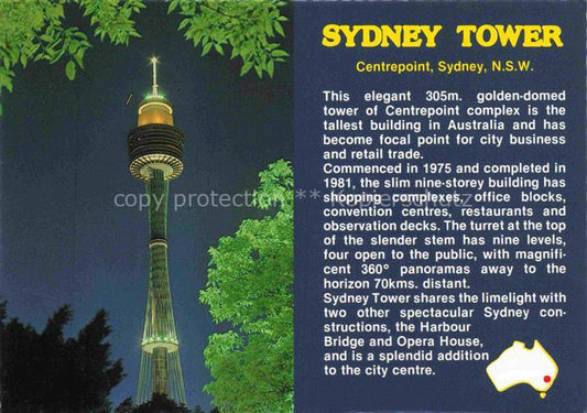 74004576 SYDNEY NSW Australie Sydney Tower à Centrepoint au coeur du C