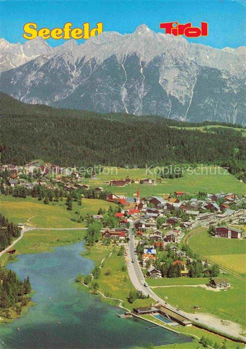 74004604 Seefeld Tirol Fliegeraufnahme