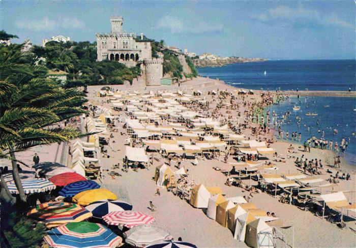 74004786 Estoril PT Panorama côtier de la plage de Praia