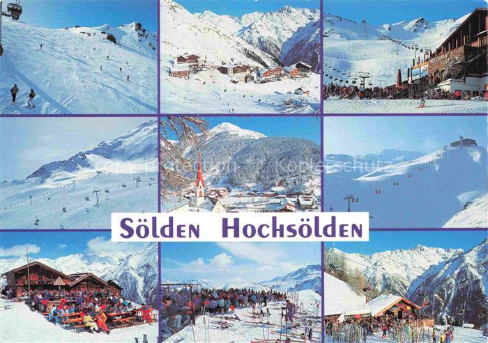 74004802 Soelden  oetztal AT Wintersportplatz Hochsoelden Bergrestaurant oetztal