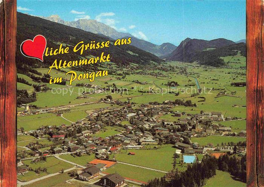 74004841 Altenmarkt Pongau Panorama Sommer- und Wintererholungsort zwischen Dach