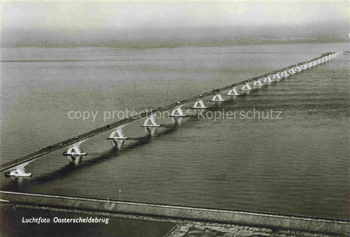 74004884 VLIssINGEN Zeeland NL Oosterscheldebrug luchtfoto