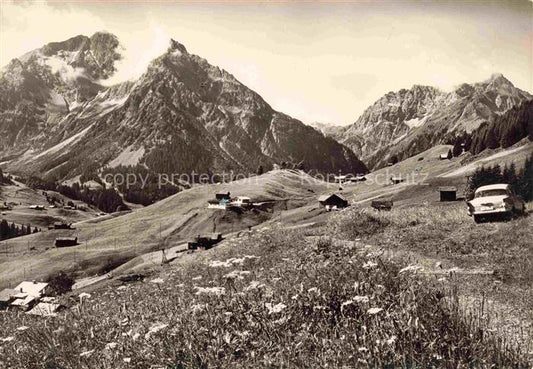 74004886 Hirschegg Kleinwalsertal Vorarlberg AT Panorama Ferienheim Schloessle B