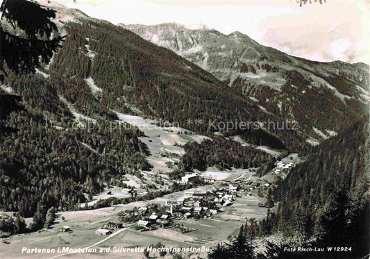 74004887 Partenen Montafon Vorarlberg AT Panorama Silvretta-Hochalpenstrasse