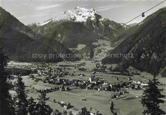 74004891 Mayrhofen  Zillertal Tirol AT Panorama Blick gegen Gruenberg und Penken