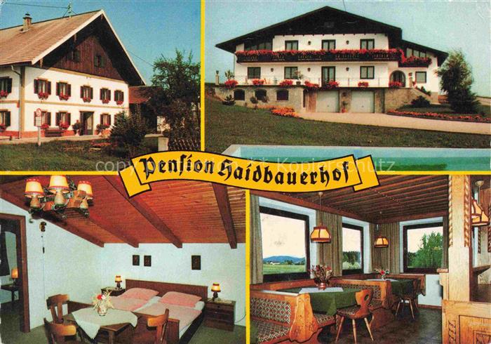 74005086 Poendorf Pension Haidbauerhof Urlaub auf dem Bauernhof Gastraum Fremden