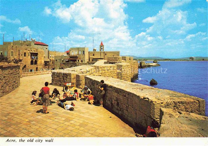 74004098 Acre Akkon Akka Israel The old city wall