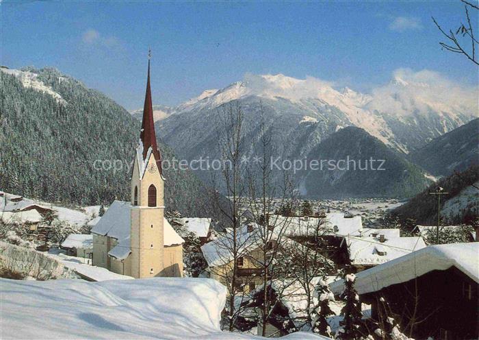 74004471 Finkenberg  Zillertal Tirol AT Panorama Kirche