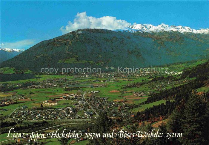 74004482 Lienz  Tirol AT Blick vom Iselsberg