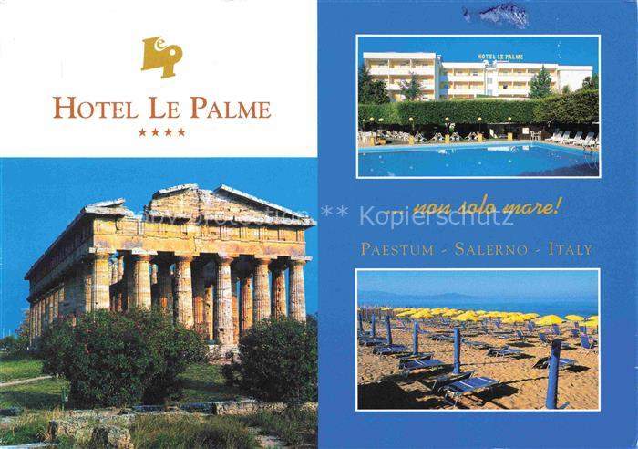 74004669 Paestum Pestum Capaccio IT Hotel Le Palme Freibad Strand Tempel