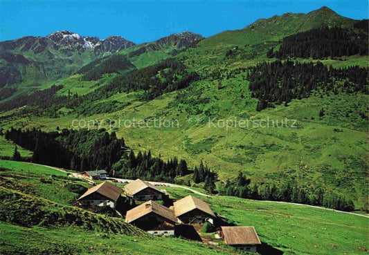 74004684 Wildschoenau Tirol AT Alpengasthof Schoenangeralm mit Sonnenjoch