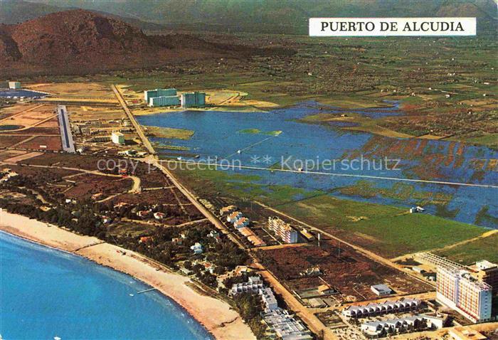 74004699 Puerto de Alcudia Mallorca ES Fliegeraufnahme