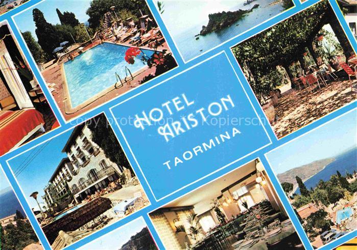 74005184 Taormina Sicilia IT Hotel Ariston Pool Panorama Gastraeume