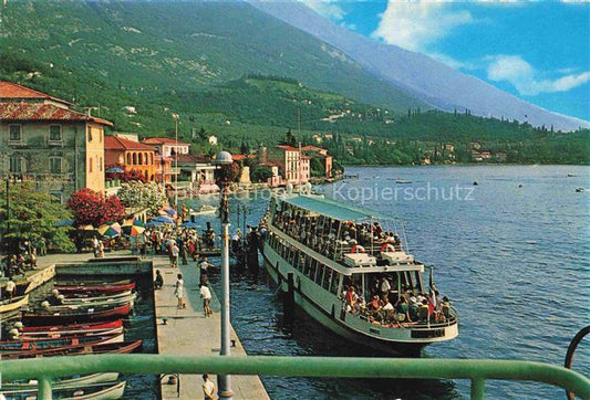 74005185 Malcesine Lago di Garda Landungsbruecke