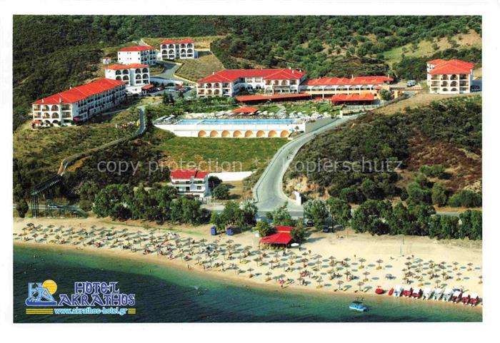 74005631 Chalkidiki Halkidiki Greece Hotel Akrathos Fliegeraufnahme