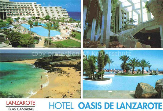 74005707 Lanzarote Kanarische Inseln ES Hotel Oasis de Lanzarote Strand Schwimmb