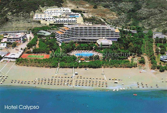 74005711 Faliraki Rhodos Greece Hotel Calypso Fliegeraufnahme