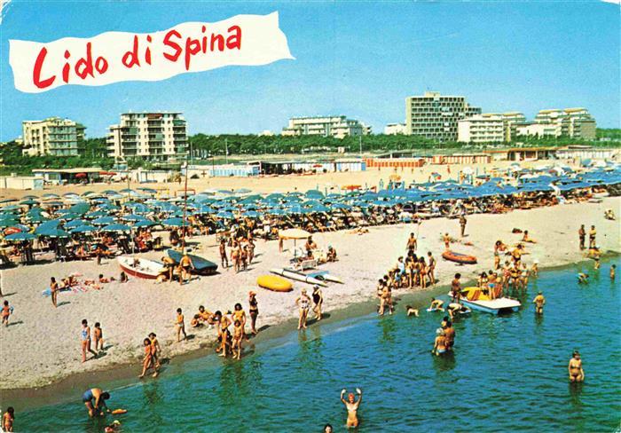 74006006 Lido di Spina Panorama della spiaggia