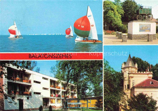 74005761 Balatonszemes Navigation sur le lac Balaton Château-hôtel en calèche