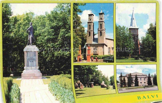 74005804 Balvi Latvia Denkmal Kirche Parkanlagen