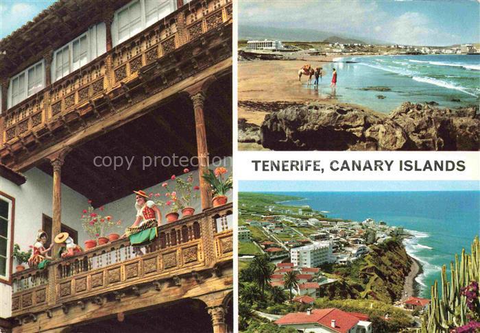 74005820 Tenerife Islas Canarias Spanien ES Innenhof der Vasa de los Balcones St