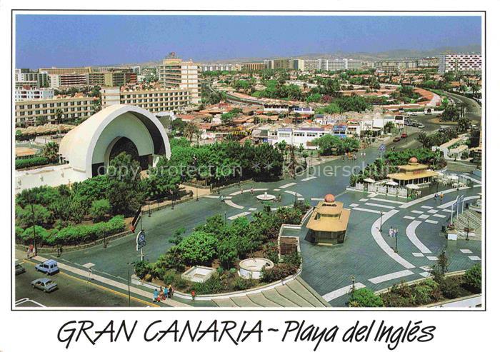 74006102 Playa del Ingles Gran Canaria ES Stadtpanorama Templo Ecumenico