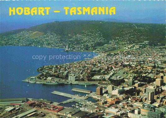 74006293 Hobart  Tasmania Australia Fliegeraufnahme