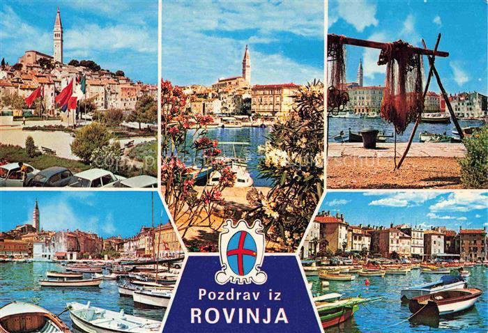 74006338 Rovinj Rovigno Istrien Croatia Teilansichten Hafen