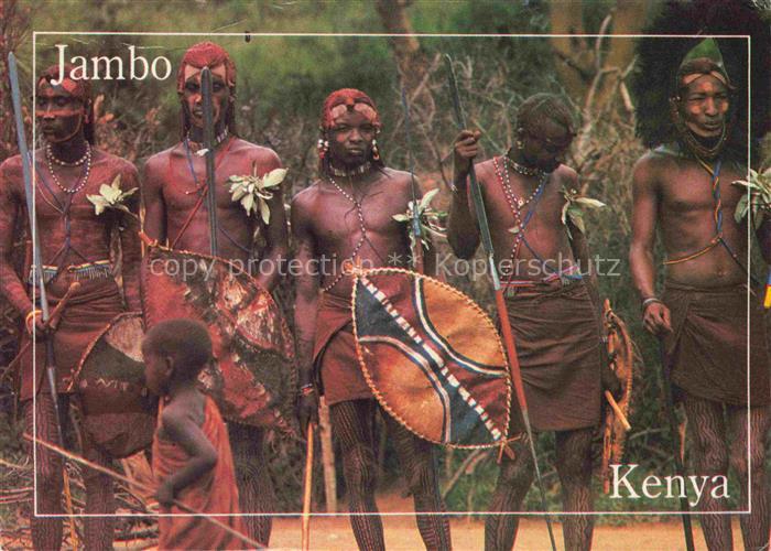 74008167 Kenya Kenia Masaai Warriours Dancing