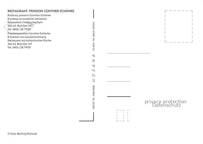 74009520 Bozi Dar Gottesgab CZ Pension Guenther Schaenke Gastraeume Winteridyll