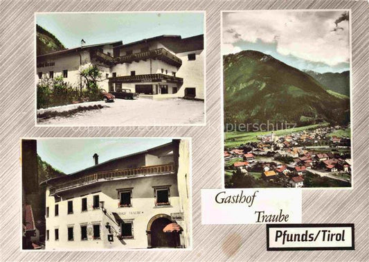 74009551 Pfunds Tirol AT Gasthof Traube Fliegeraufnahme