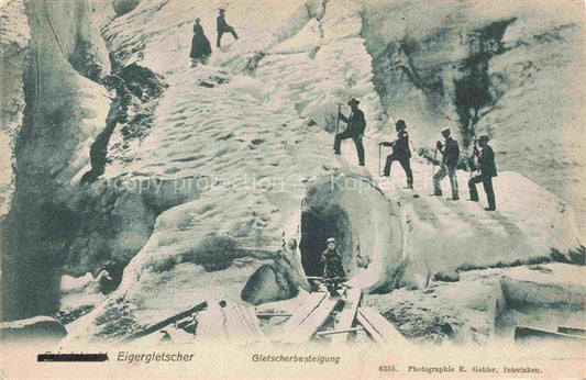 74011482 Bergsteigen Klettern Mountaineering Alpinisme Alpinismo-- Eigergletsche