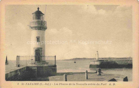 74011502 Leuchtturm Lighthouse Faro Phare-- St. Nazaire Les Phares de la Nouvell