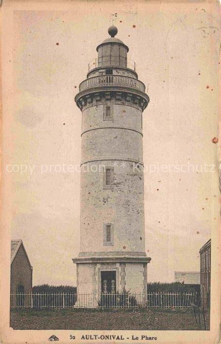 74011506 Leuchtturm Lighthouse Faro Phare-- Ault Onival