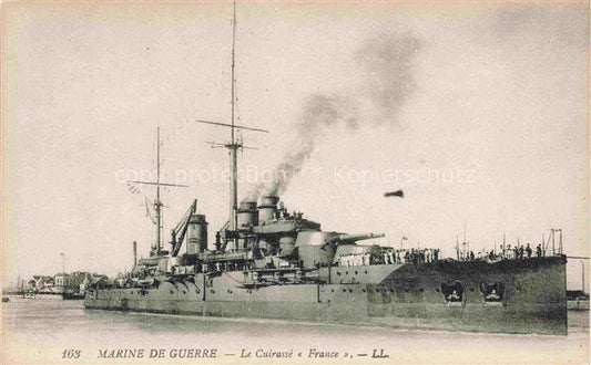 74011520 Marine  Warships Guerre Le Cuirassi France