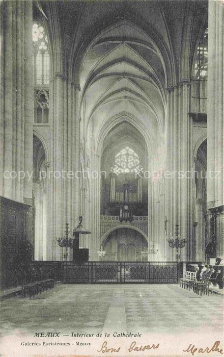 74011606 Orgel Kirchenorgel Organ Orgue Meaux Interieur de la Cathedrale