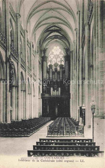 74011609 Orgel Kirchenorgel Organ Orgue Coutances Interieur de la Cathedrale