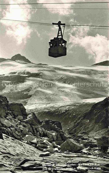 74011697 Seilbahn Cable-Car Telepherique Enzingerboden Weisssee Granatspitze